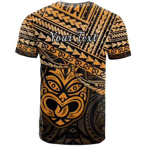 Personalised Matariki New Zealand T Shirt Maori New Year Tiki Gold Version LT14