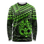Matariki New Zealand Long Sleeve Shirt Maori New Year Tiki Green Version LT14