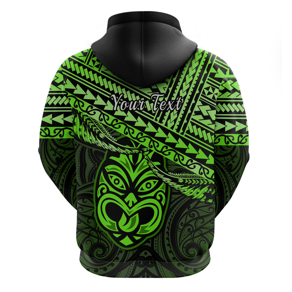 Personalised Matariki New Zealand Hoodie Maori New Year Tiki Green Version LT14
