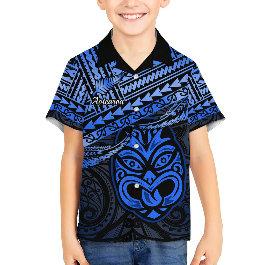 Matariki New Zealand Hawaiian Shirt Maori New Year Tiki Blue Version LT14