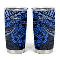 Matariki New Zealand Tumbler Cup Maori New Year Tiki Blue Version