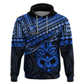 Personalised Matariki New Zealand Hoodie Maori New Year Tiki Blue Version LT14