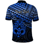 Personalised Matariki New Zealand Polo Shirt Maori New Year Tiki Blue Version LT14