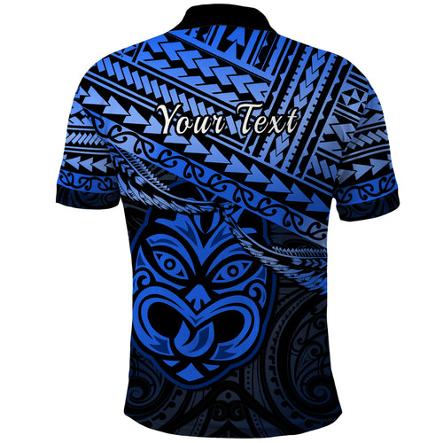 Personalised Matariki New Zealand Polo Shirt Maori New Year Tiki Blue Version LT14