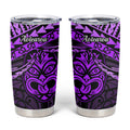 Matariki New Zealand Tumbler Cup Maori New Year Tiki Purple Version
