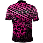 Personalised Matariki New Zealand Polo Shirt Maori New Year Tiki Pink Version LT14