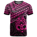 Personalised Matariki New Zealand T Shirt Maori New Year Tiki Pink Version LT14