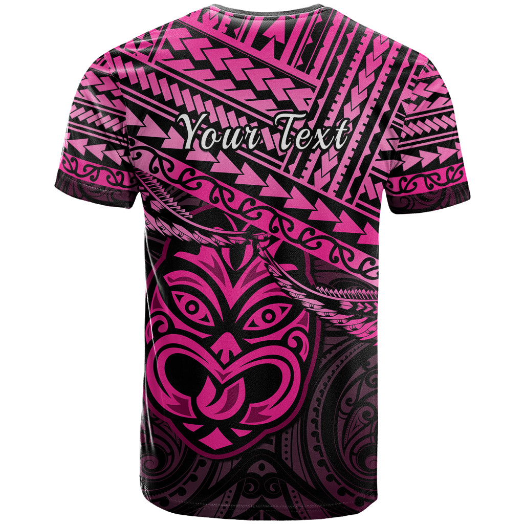 Personalised Matariki New Zealand T Shirt Maori New Year Tiki Pink Version LT14