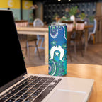 Torres Strait Islanders Flag Day Skinny Tumbler Dhari With Turtles Aboriginal Art