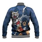Personalised Cats and Blues Baseball Jacket Dynamic Mascots Together