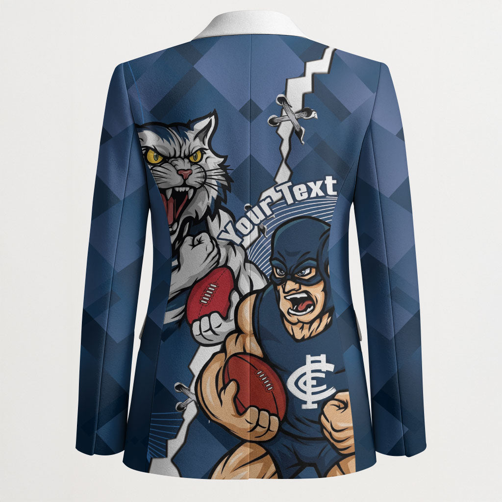 Personalised Cats and Blues Blazer Dynamic Mascots Together
