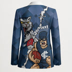 Personalised Cats and Blues Blazer Dynamic Mascots Together