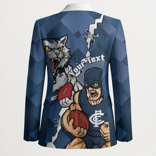 Personalised Cats and Blues Blazer Dynamic Mascots Together