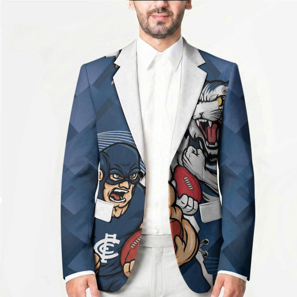 Personalised Cats and Blues Blazer Dynamic Mascots Together