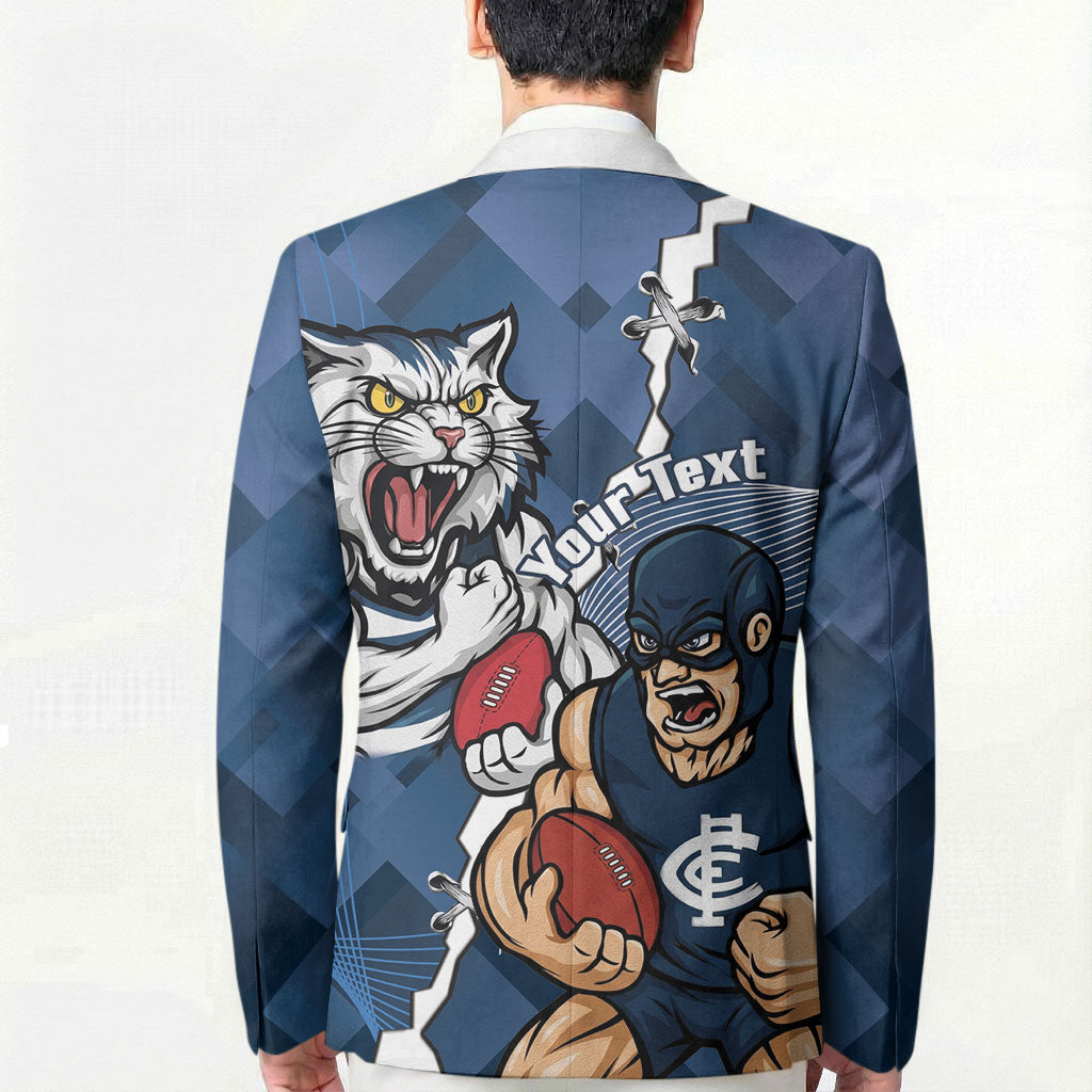Personalised Cats and Blues Blazer Dynamic Mascots Together
