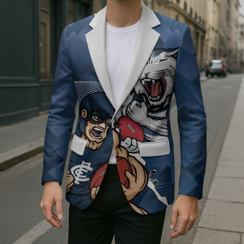 Personalised Cats and Blues Blazer Dynamic Mascots Together