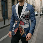 Personalised Cats and Blues Blazer Dynamic Mascots Together