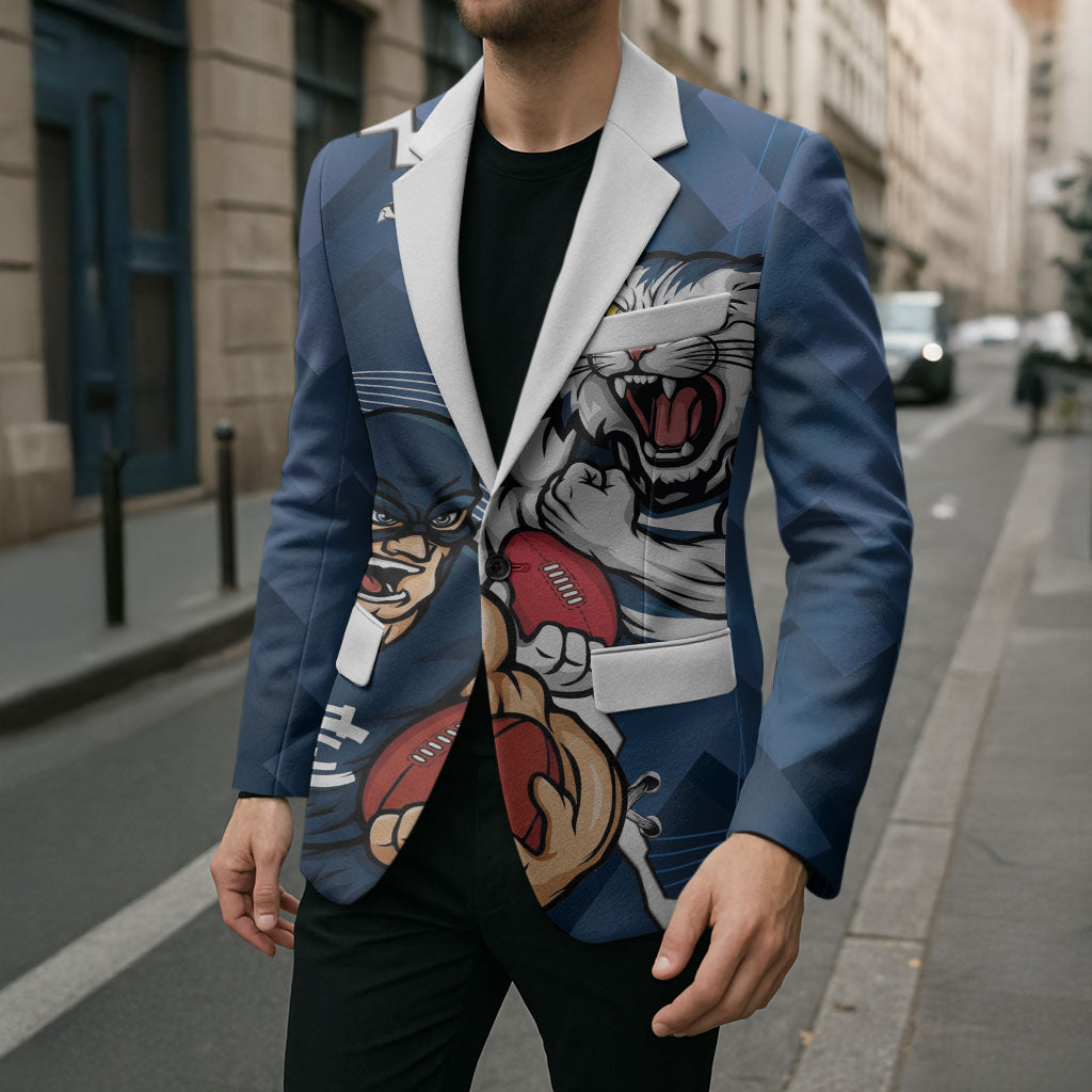Personalised Cats and Blues Blazer Dynamic Mascots Together