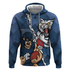Personalised Cats and Blues Hoodie Dynamic Mascots Together