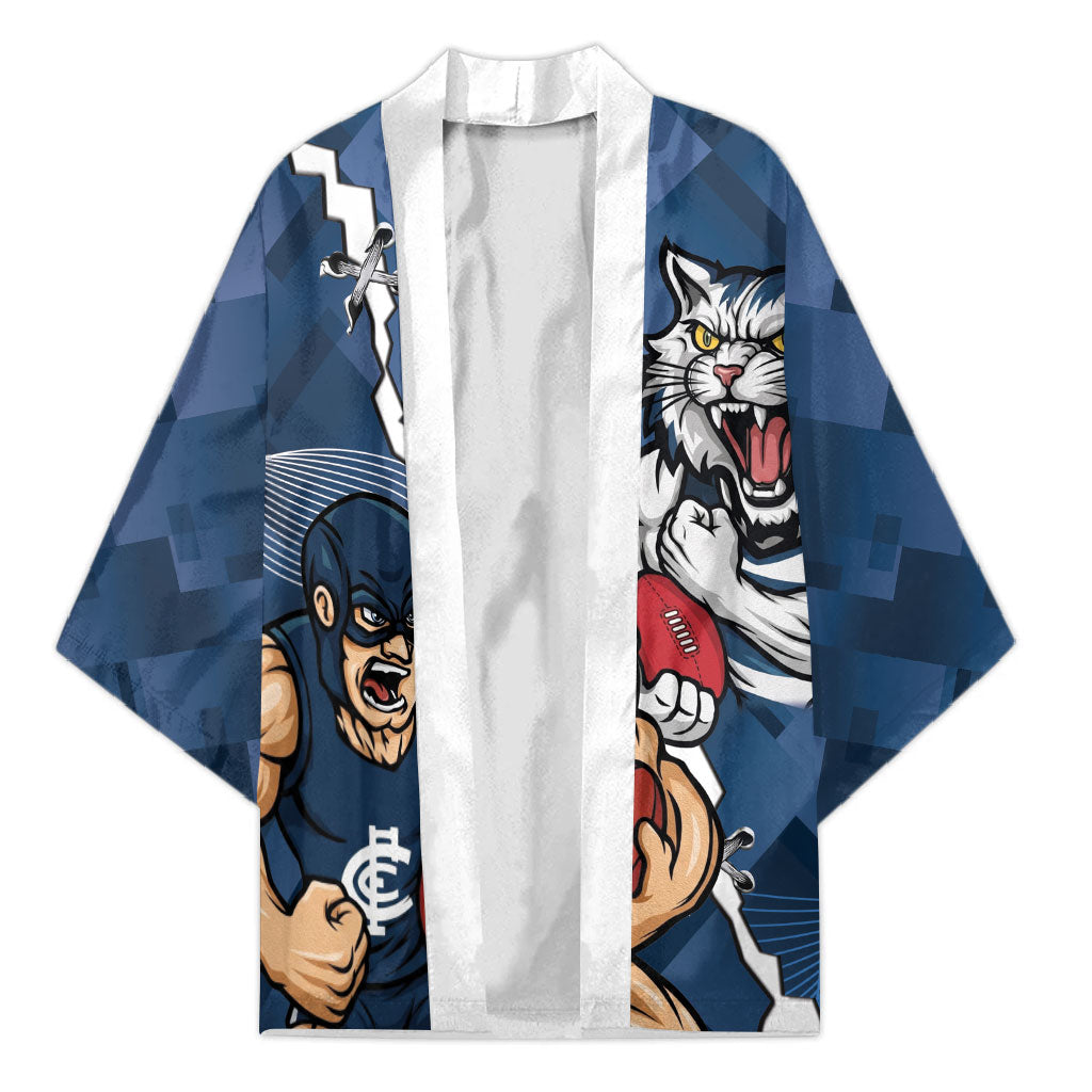 Personalised Cats and Blues Kimono Dynamic Mascots Together