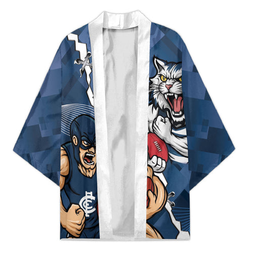 Personalised Cats and Blues Kimono Dynamic Mascots Together