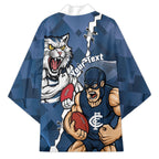 Personalised Cats and Blues Kimono Dynamic Mascots Together