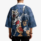 Personalised Cats and Blues Kimono Dynamic Mascots Together