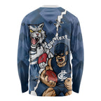 Personalised Cats and Blues Long Sleeve Shirt Dynamic Mascots Together