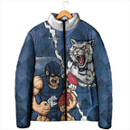 Personalised Cats and Blues Padded Jacket Dynamic Mascots Together