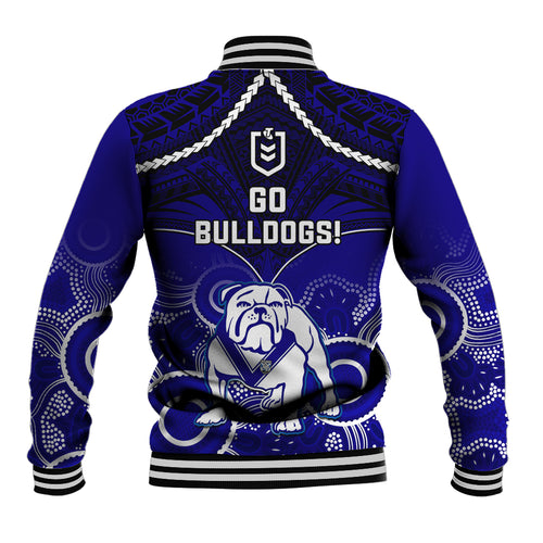 bulldogs-rugby-baseball-jacket-go-doggies-aboriginal-mix-polynesian-pattern