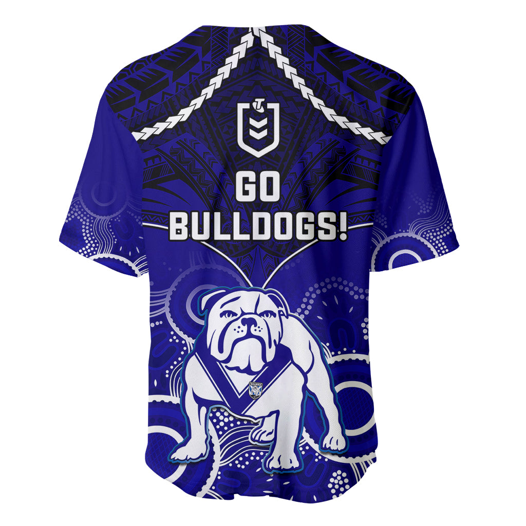 bulldogs-rugby-baseball-jersey-go-doggies-aboriginal-mix-polynesian-pattern