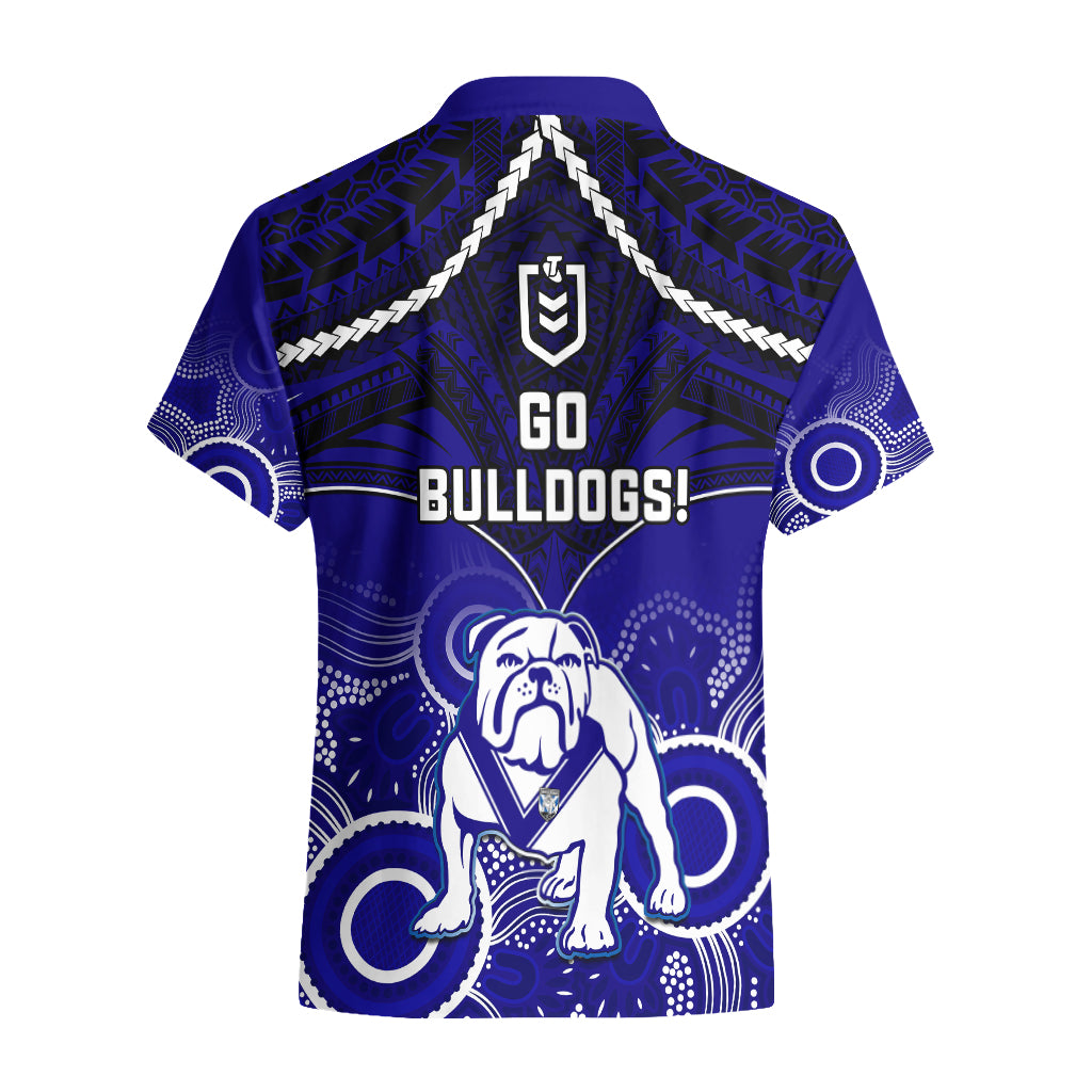 bulldogs-rugby-hawaiian-shirt-go-doggies-aboriginal-mix-polynesian-pattern