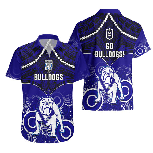 bulldogs-rugby-hawaiian-shirt-go-doggies-aboriginal-mix-polynesian-pattern