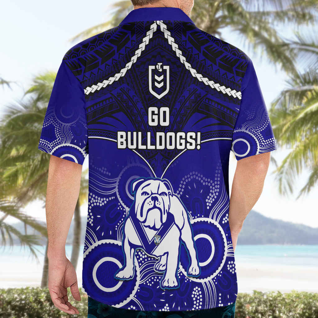 bulldogs-rugby-hawaiian-shirt-go-doggies-aboriginal-mix-polynesian-pattern