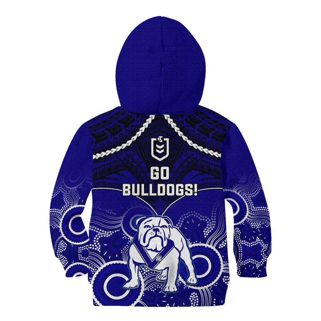 bulldogs-rugby-kid-hoodie-go-doggies-aboriginal-mix-polynesian-pattern