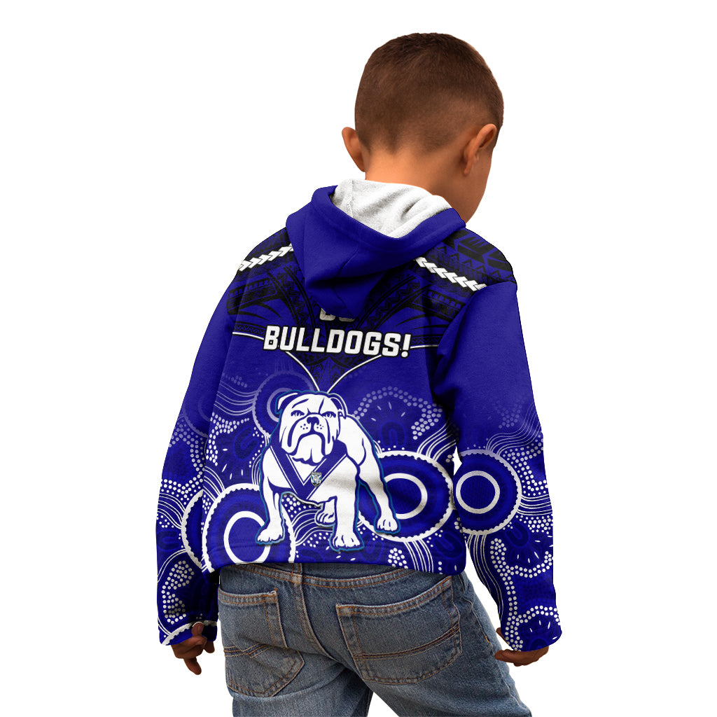 bulldogs-rugby-kid-hoodie-go-doggies-aboriginal-mix-polynesian-pattern