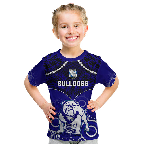 bulldogs-rugby-kid-t-shirt-go-doggies-aboriginal-mix-polynesian-pattern