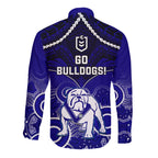 bulldogs-rugby-long-sleeve-button-shirt-go-doggies-aboriginal-mix-polynesian-pattern