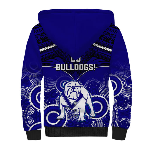 bulldogs-rugby-sherpa-hoodie-go-doggies-aboriginal-mix-polynesian-pattern