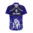 personalised-bulldogs-rugby-hawaiian-shirt-go-doggies-aboriginal-mix-polynesian-pattern