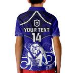 personalised-bulldogs-rugby-kid-polo-shirt-go-doggies-aboriginal-mix-polynesian-pattern