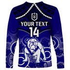 personalised-bulldogs-rugby-long-sleeve-shirt-go-doggies-aboriginal-mix-polynesian-pattern