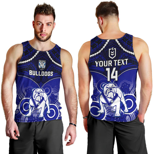 personalised-bulldogs-rugby-men-tank-top-go-doggies-aboriginal-mix-polynesian-pattern