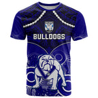 personalised-bulldogs-rugby-t-shirt-go-doggies-aboriginal-mix-polynesian-pattern