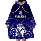 personalised-bulldogs-rugby-wearable-blanket-hoodie-go-doggies-aboriginal-mix-polynesian-pattern