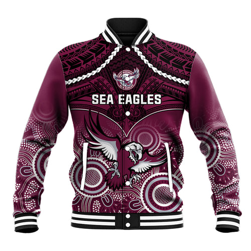 sea-eagles-rugby-baseball-jacket-aboriginal-mix-polynesian-pattern