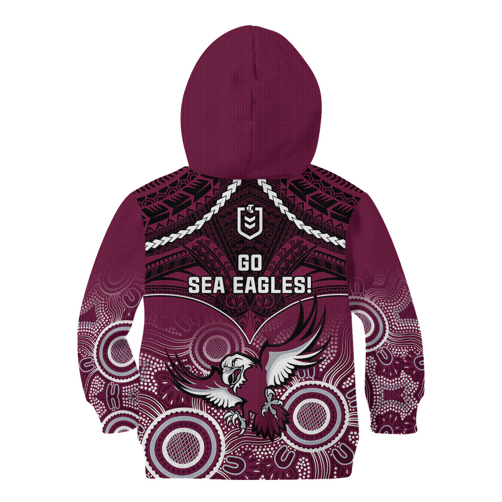 sea-eagles-rugby-kid-hoodie-aboriginal-mix-polynesian-pattern