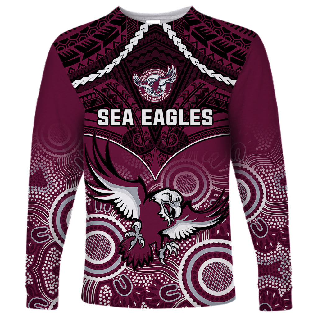 sea-eagles-rugby-long-sleeve-shirt-aboriginal-mix-polynesian-pattern