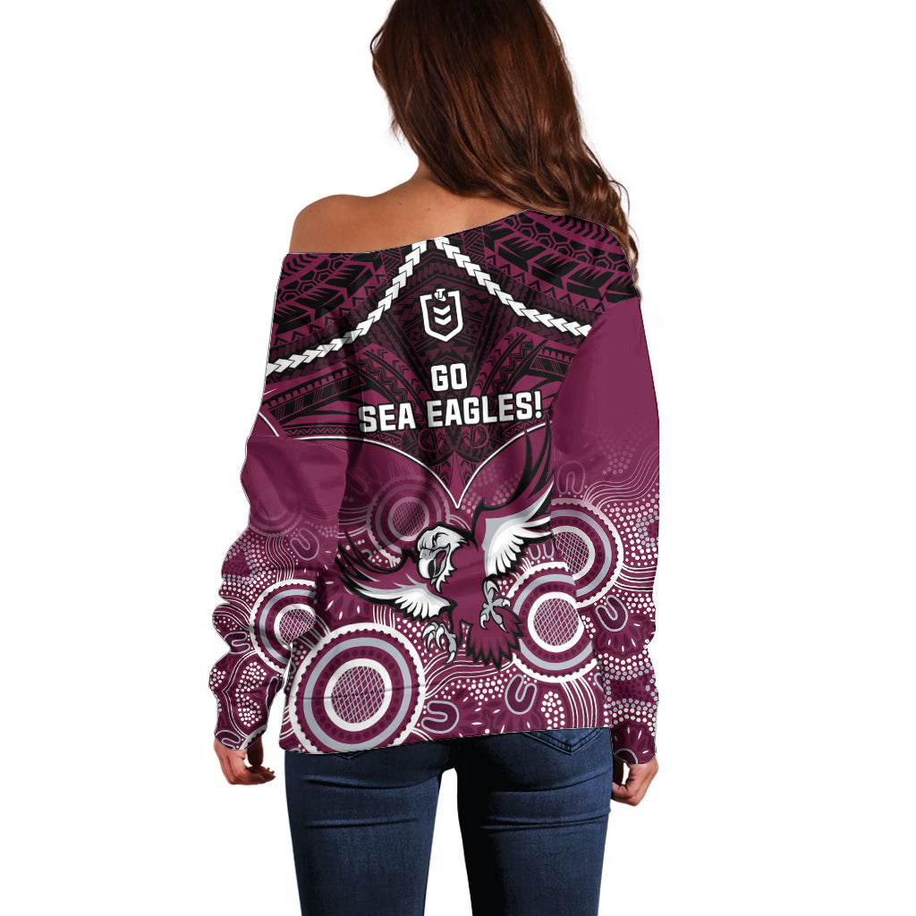 sea-eagles-rugby-off-shoulder-sweater-aboriginal-mix-polynesian-pattern