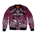 personalised-sea-eagles-rugby-bomber-jacket-aboriginal-mix-polynesian-pattern